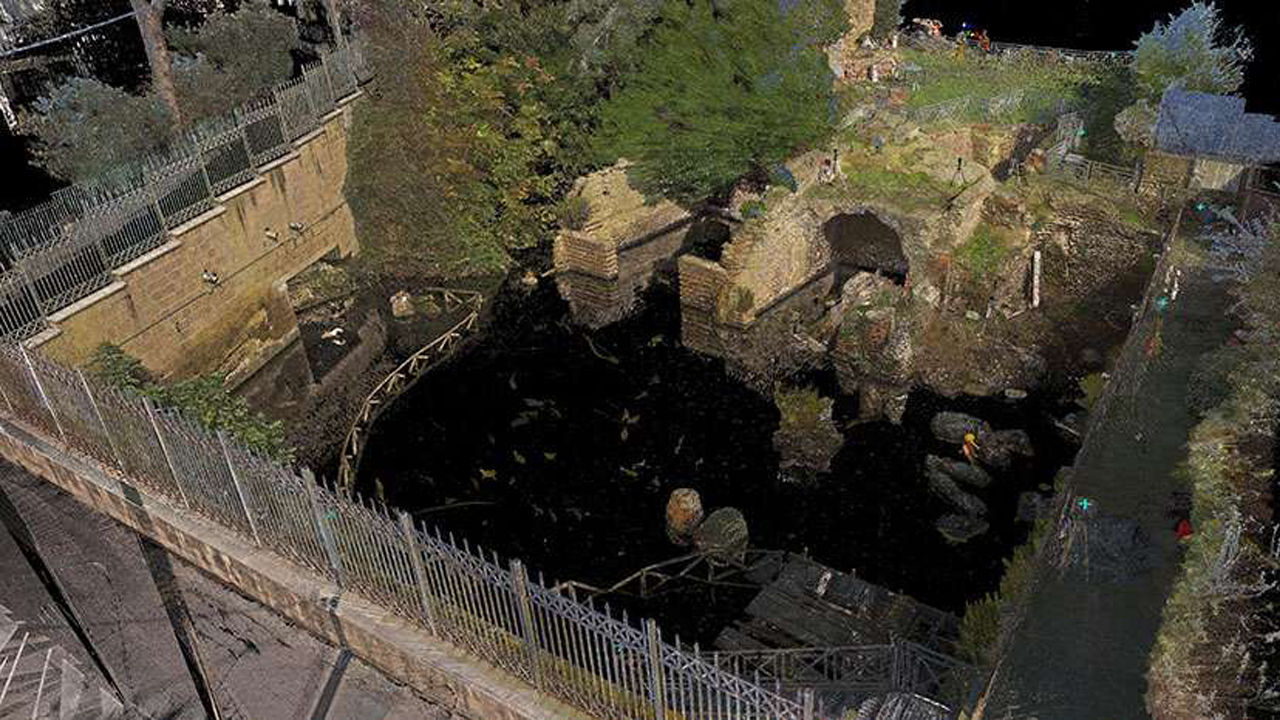 Rilievo Laser Scanner e drone Siti archeologici del Comune di Bacoli (NA)